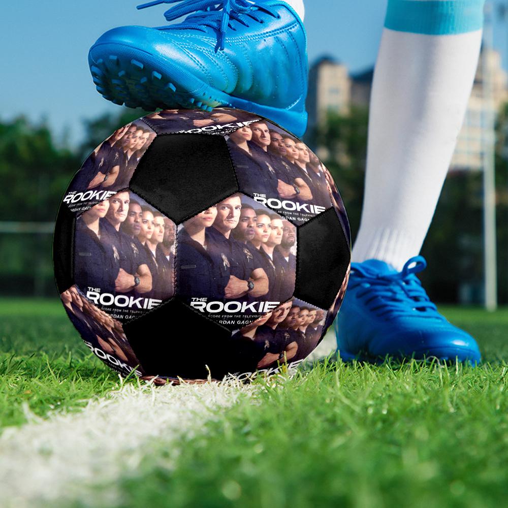 THE ROOKIE Indendørs Fodbold Farverig Maskinsyet PVC Størrelse 5 Holdtræning Konkurrenceklar Holdbar Høj-Bounce Cool Sportsgave