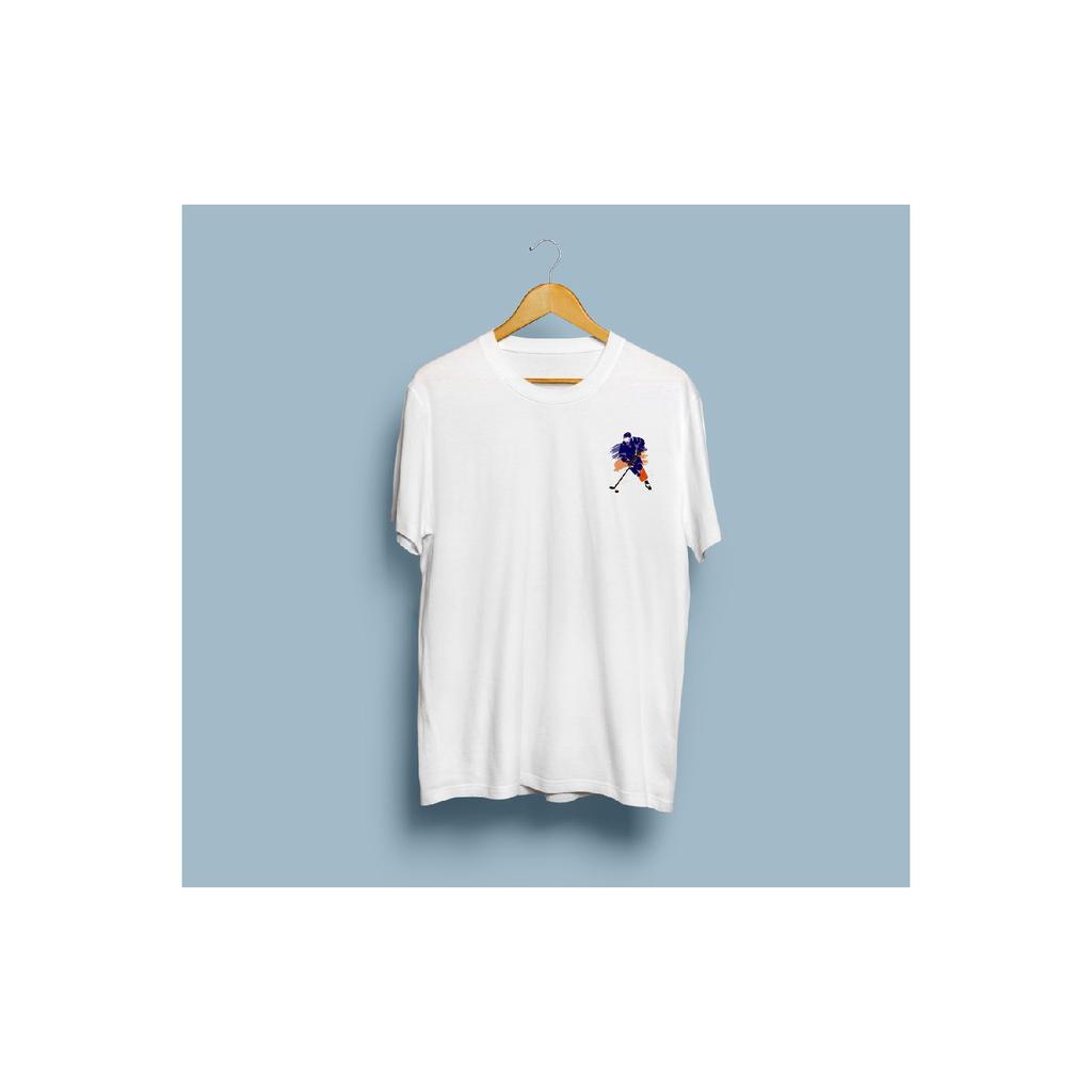 Oversize Olympic Games Hockey / Unisex T-shirt With Hockey Logo