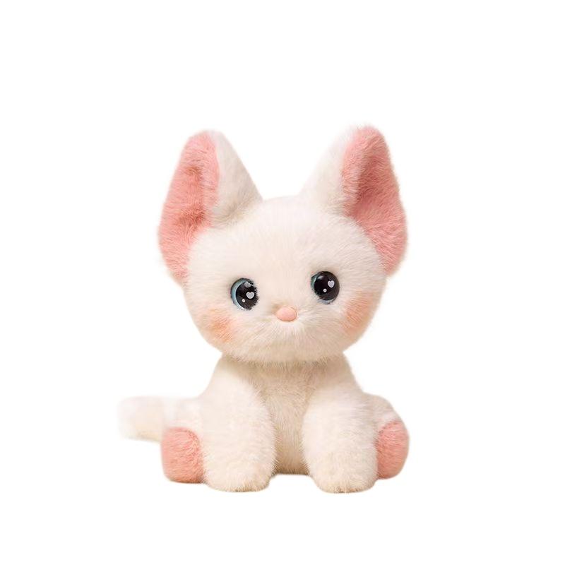 

24cm Kawaii Cat Plush Doll Devon Rex Siamese Cat Plush Toy Cute Decoration Accompany Sleep Toy Kids Birthday Gift