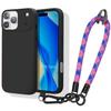 Coque TPU - BOOLING - pour iPhone 17 Pro Max - Silicone avec Bracelet Démontable Multicolore