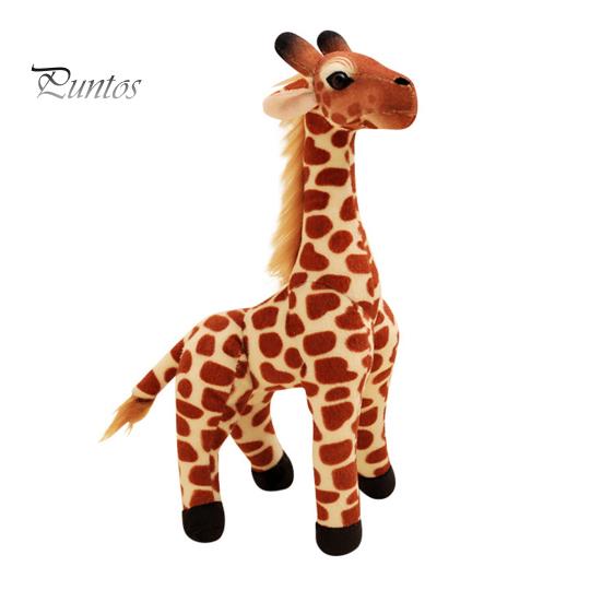 

Мягкая игрушка жираф для детей, мягкая, удобная для детей, плюшевая, пушистая, подарок на Рождество, реквизит для фотосъемки L