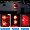 MOCW Right Tail Light Compatible with 2014-2018 Chevrolet Silverado 1500 2500 HD 3500HD, GMC Sierra 3500 HD Taillight Brake Lamps Halogen Bulb and