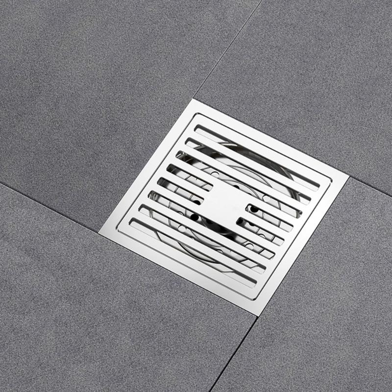 Practical Sturdy Stainless Steel Floor Drain Set with Strong Filtration Bathroom Accessory for Household Daily Use