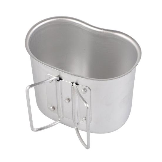 3dílná sada polní láhev, hrnek, vařič a pouzdro Vojenská kempingová sada na vaření 800ml polní láhev 600ml hrnek vařič s krytem a pouzdrem
