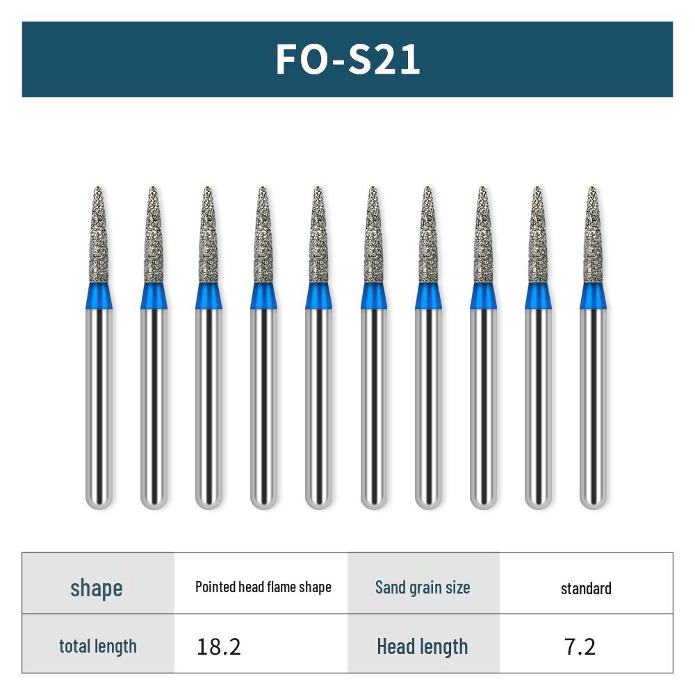 High-Speed Diamond Dental Burs for Polishing, Grinding, and Oral Care