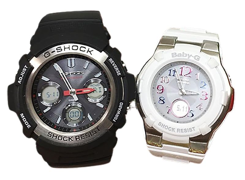 

[Casio] CASIO Pair Watch G-SHOCK G-Shock BABY-G Baby G Ana-Digi Radio Solar Genuine Pair Case Set of 2 AWG-M100-1AJF BGA-1100GR-7BJF Watch