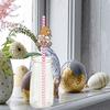 1 Set Easter Straws Disposable Beverage Straws Brightly Colored Paper Straws for Festive Parties Decoration