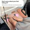 Portable Adjustable Car Rear Seat Foot Hamk Cartoon Bear Hanging Footrest for Travel, Office  Car Interior Comfort Supplies