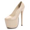 Nachtclub Übergröße Absätze wasserdicht Schreibtischzubehör Amoy Quelle High Heels
