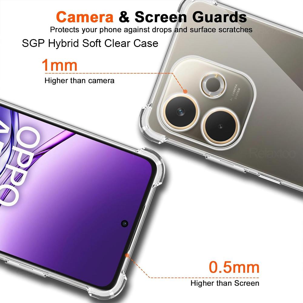 Clear Silicone Shockproof Cover Coque For OPPO A5 Pro Case Lens Protection Shell On OPPOA5 A5i Pro A5x A5iPro A5Pro 4G 5G Global