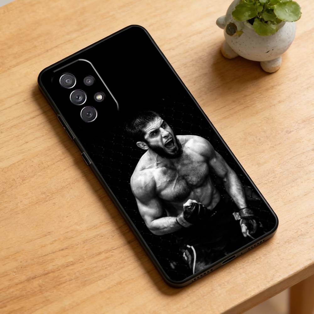 I-Islam Makhachev  Phone Case For Samsung Galaxy A73,A72,A71,A70,A52,A51 Others Soft Black Cover Samsung a32 5g