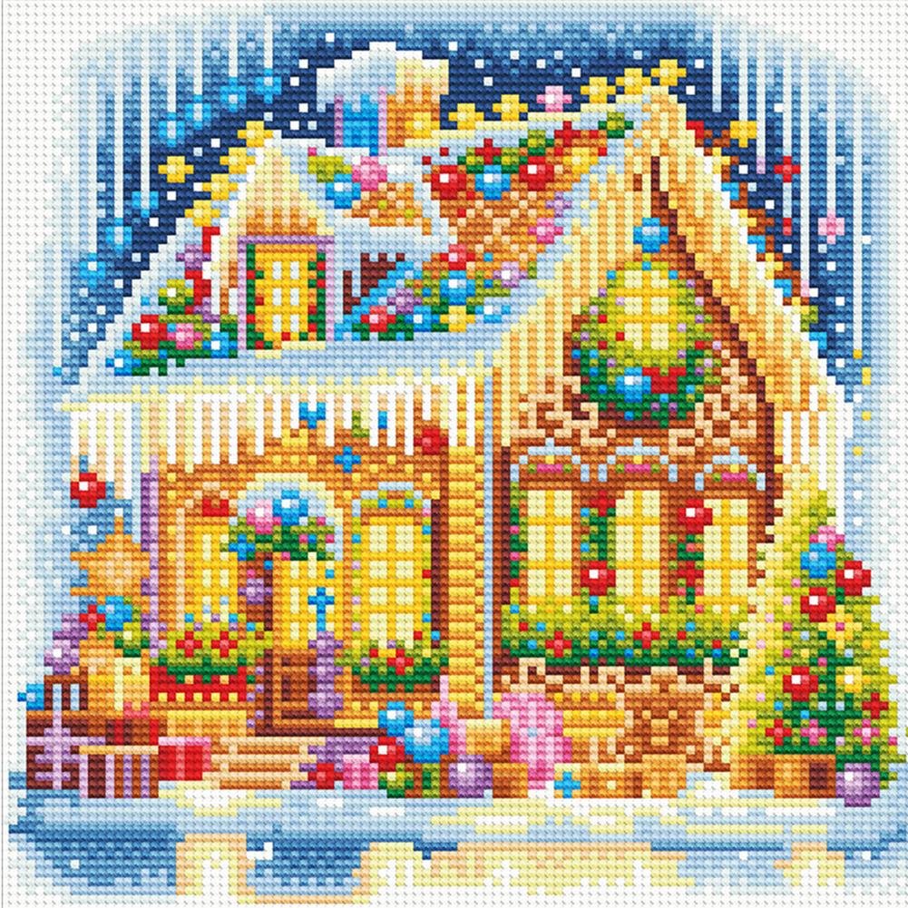 

Riverside Cottage Diamond Painting Kits Full Drill Diamond Art Kits Round 5D DIY Diamond Dots Paintings for Home Wall Decor