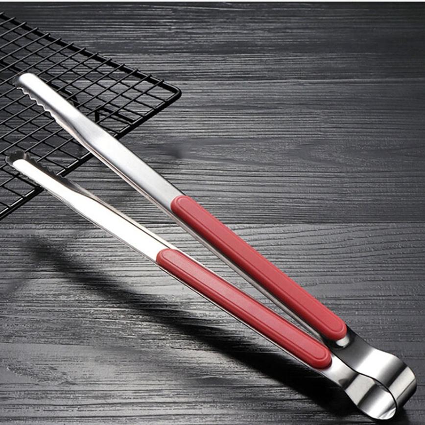 Buy Meat Clip Stainless Steel BBQ Tongs Food Clip Toast 1Pc Meat Ice