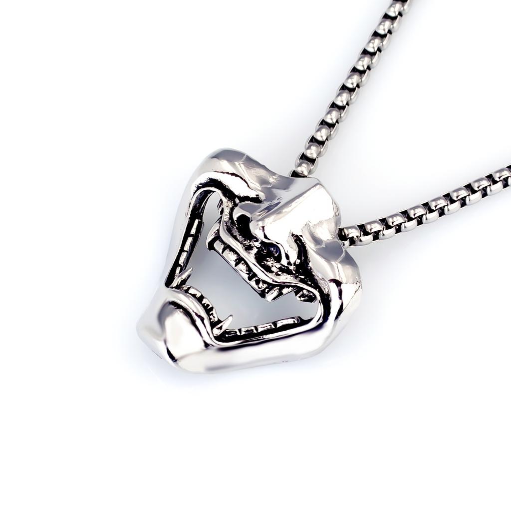 New Prajna Mask Pendant Necklace Domineering Jewelry Skull Pendant Necklace