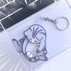 Exquisite Trick Cat Bag Pendant Rotatable Jewelry Keychain Pull Play Egg Cat Keychain  Women Men
