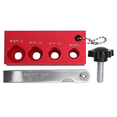 Bougieklemgereedschap Universeel 10mm 12mm 14mm 16mm Bougieafstand Instelgereedschap met 32 Bladen