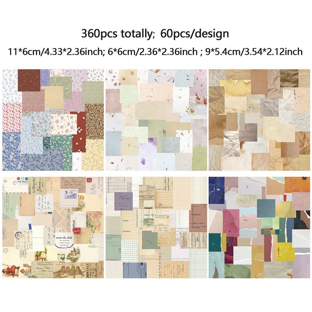 Stationery Background Collage Scrapbook Material Paper Scrapbooking Card Retro Floral Pattern