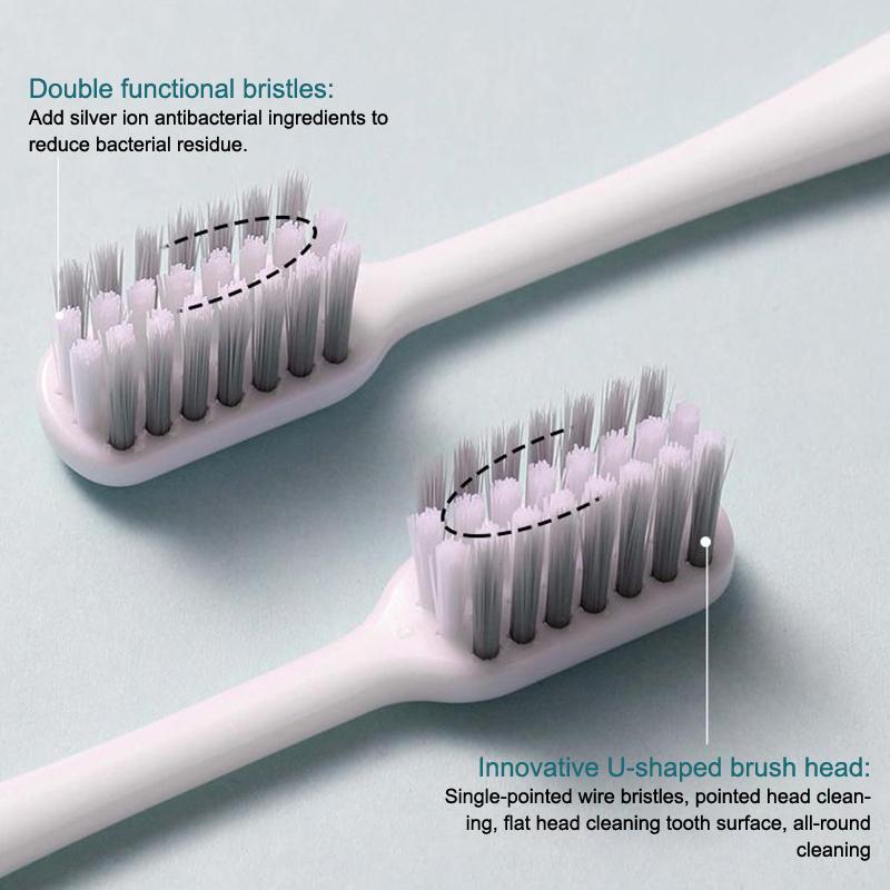 1 Stück Saubere Zahnspangen Erwachsene Zahnbürsten Mit 2 Stück Interdentalbürste Zahnbürste Weiche Borsten Zahnbürste Für Mundgesundheitspflege