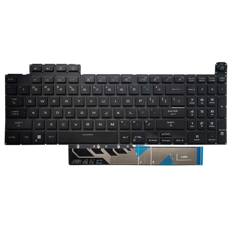 

Клавиатура RU / US Подходит для ASUS TUF Gaming FX507 FA507 FX507Z F15 FX517 FX707 FX707Z FA707