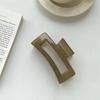 10.5cm Large Square Acrylic Jelly Hair Claw Clip for Women