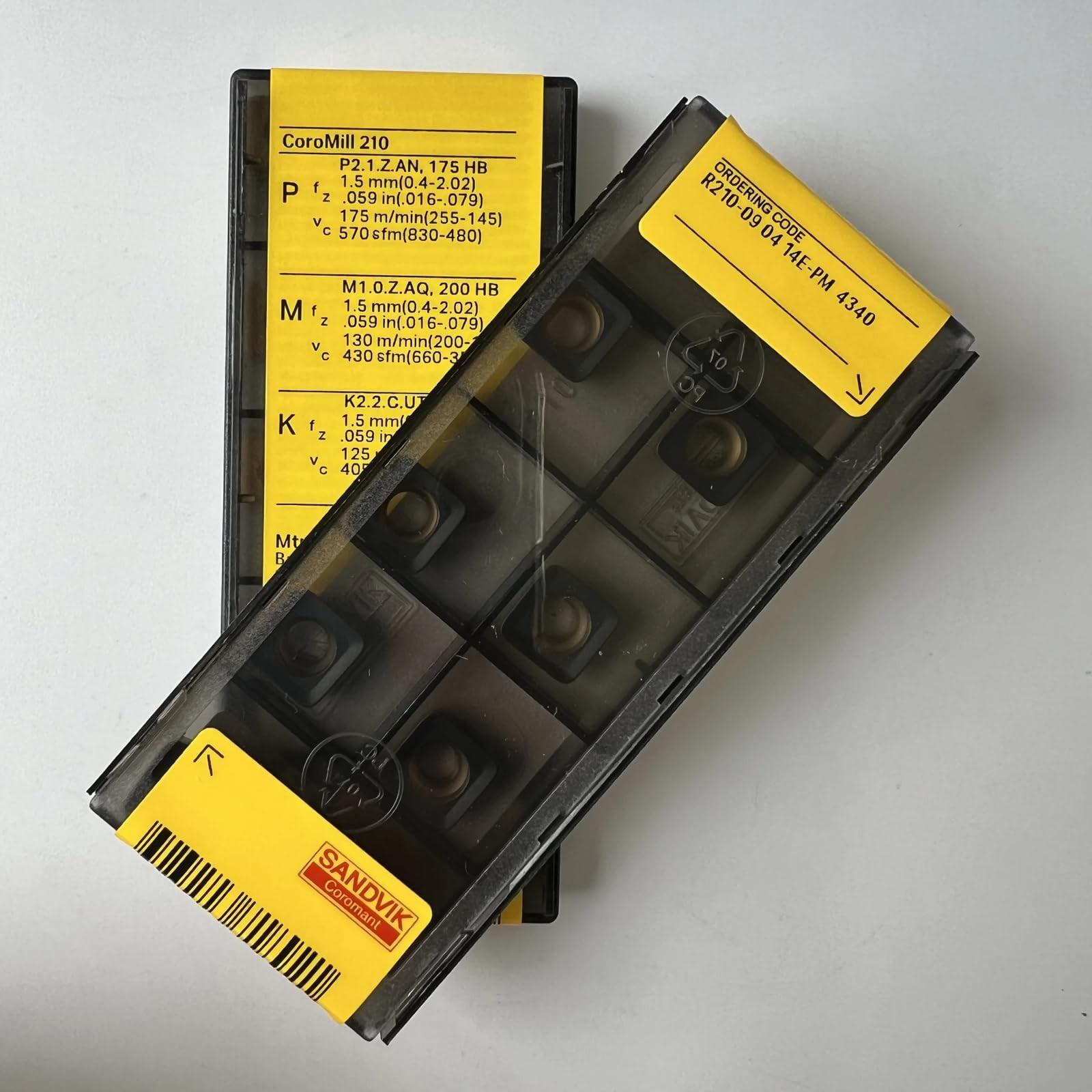 

Original Sandvik / R210-090414E-PM 4340 CNC lathe carbide blade tool 10 Pcs