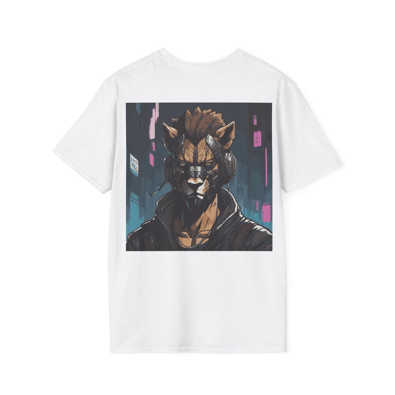 Shisa The Younger, A Lion Yokai, Unisex Softstyle T-Shirt S разноцветный