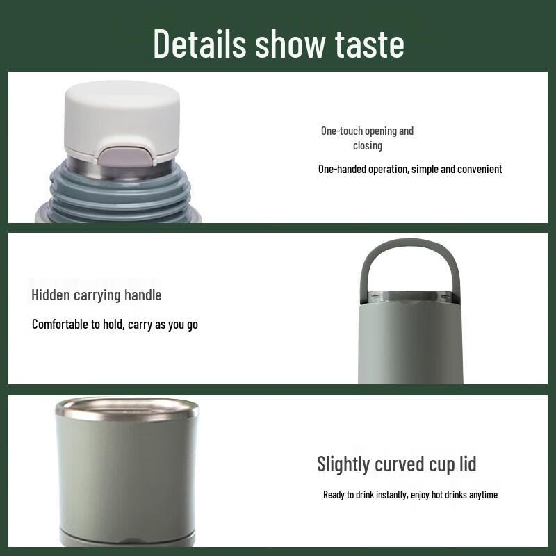 Supor Joyoung 500ml Stainless Steel Insulated Tea Mug