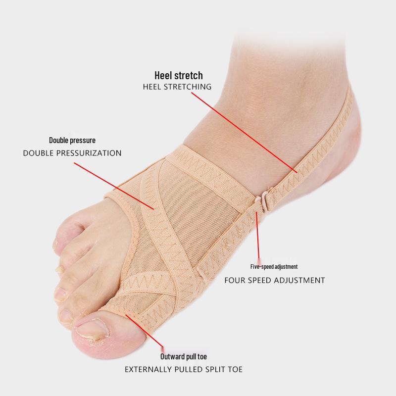 Ultra-Thin Breathable Bunion Corrector: Day & Night Wear, Toe Alignment Sock Sleeve