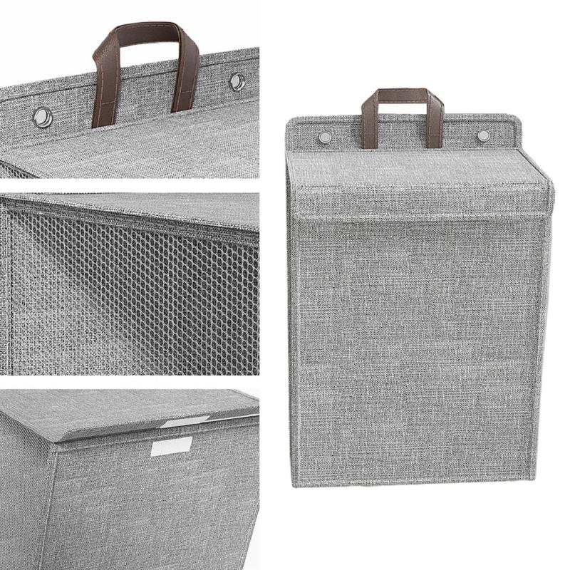 Practical Cloth Storage Bag Convenient and Soft Hangings Storage Hampers Handy Container for Bedroom and Laundry Room
