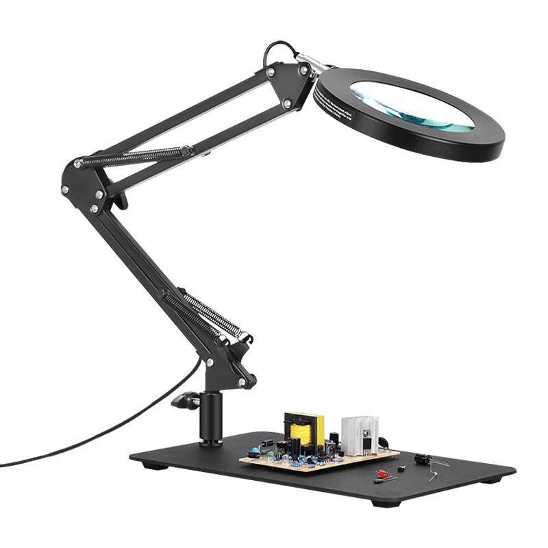 Magnifying Lamp Soldering Workstation