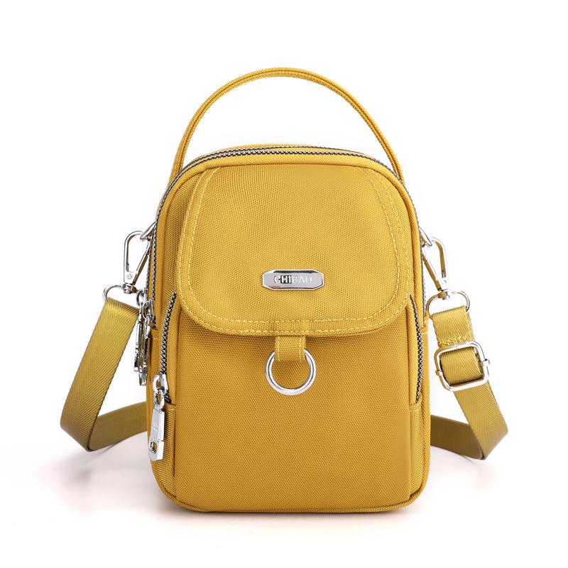 Sac bandoulière pour femme ChiBao en nylon léger - Polyvalent, Grande capacité, Sac décontracté à épaule unique pour téléphone