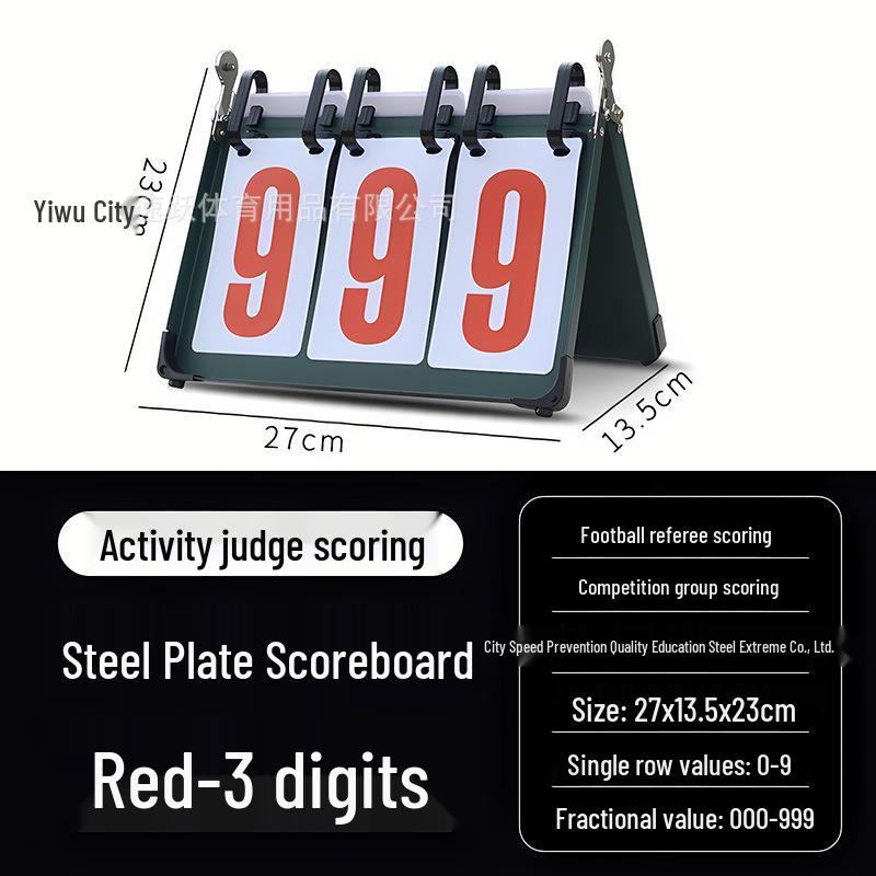 Flip Scoreboard for Basketball and Table Tennis