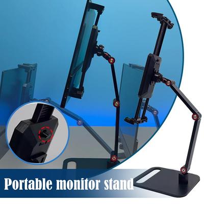 Portable Monitor VESA Stand For 18.5 Inch Adjustable Stand 360. Tablet Tablet Desktop Holder Sw K7T2