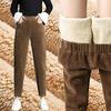 Autumn/Winter Thickened Velvet Lambskin Warm Cotton Harem Sports Pants