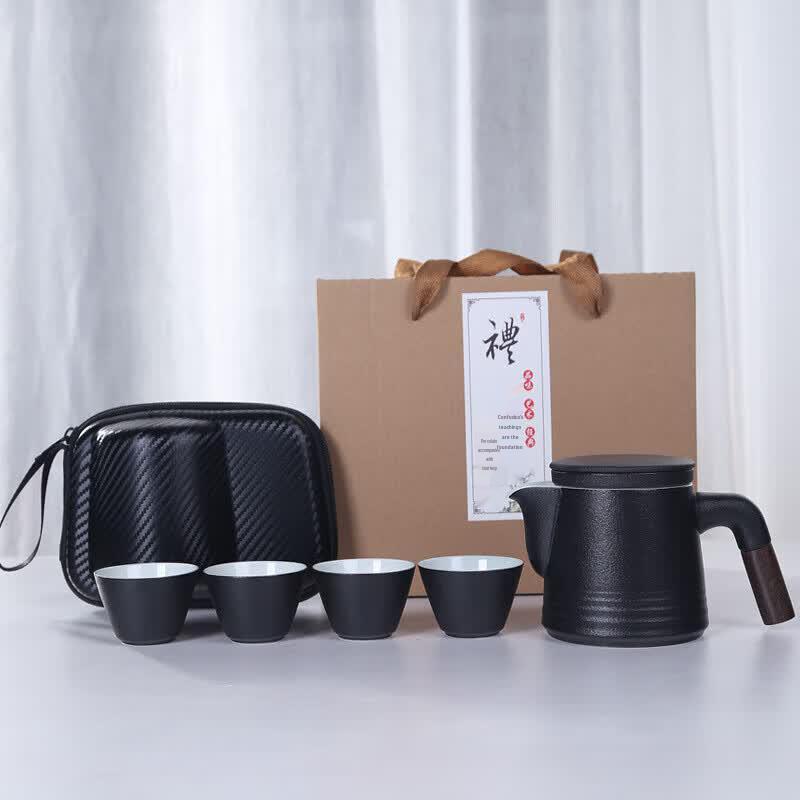 Chaxun Portable Nordic Ceramic Travel Tea Set