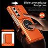 Case for Samsung Z FOLD 7 Shock Proof Tough Shell With Holder Kickstand Camera Sliding Window Protective Case Plain Shock Proof