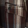 DIESEL check coat M Brown Men's Used
