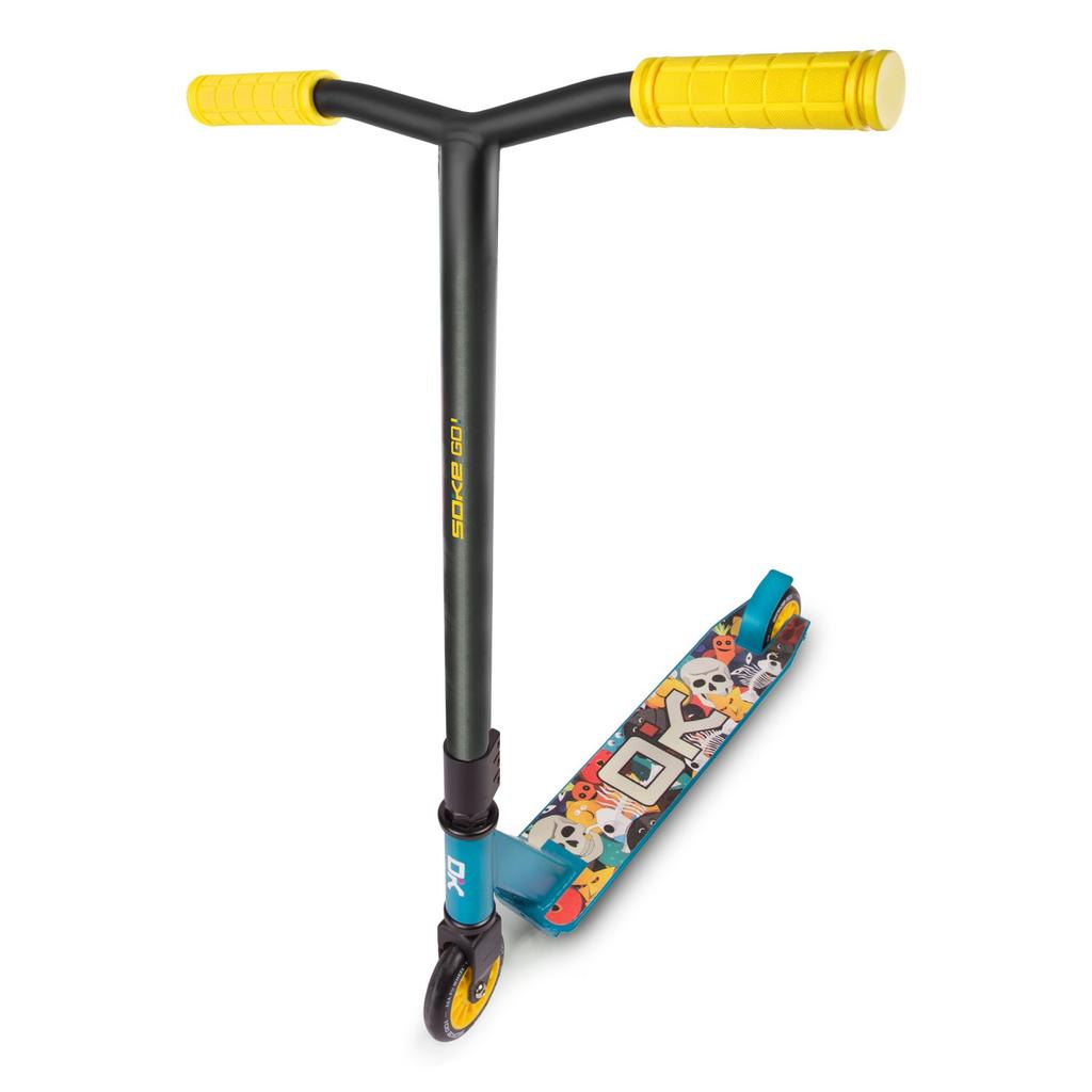 Soke Go! Freestyle Scooter! Yellow-Blue