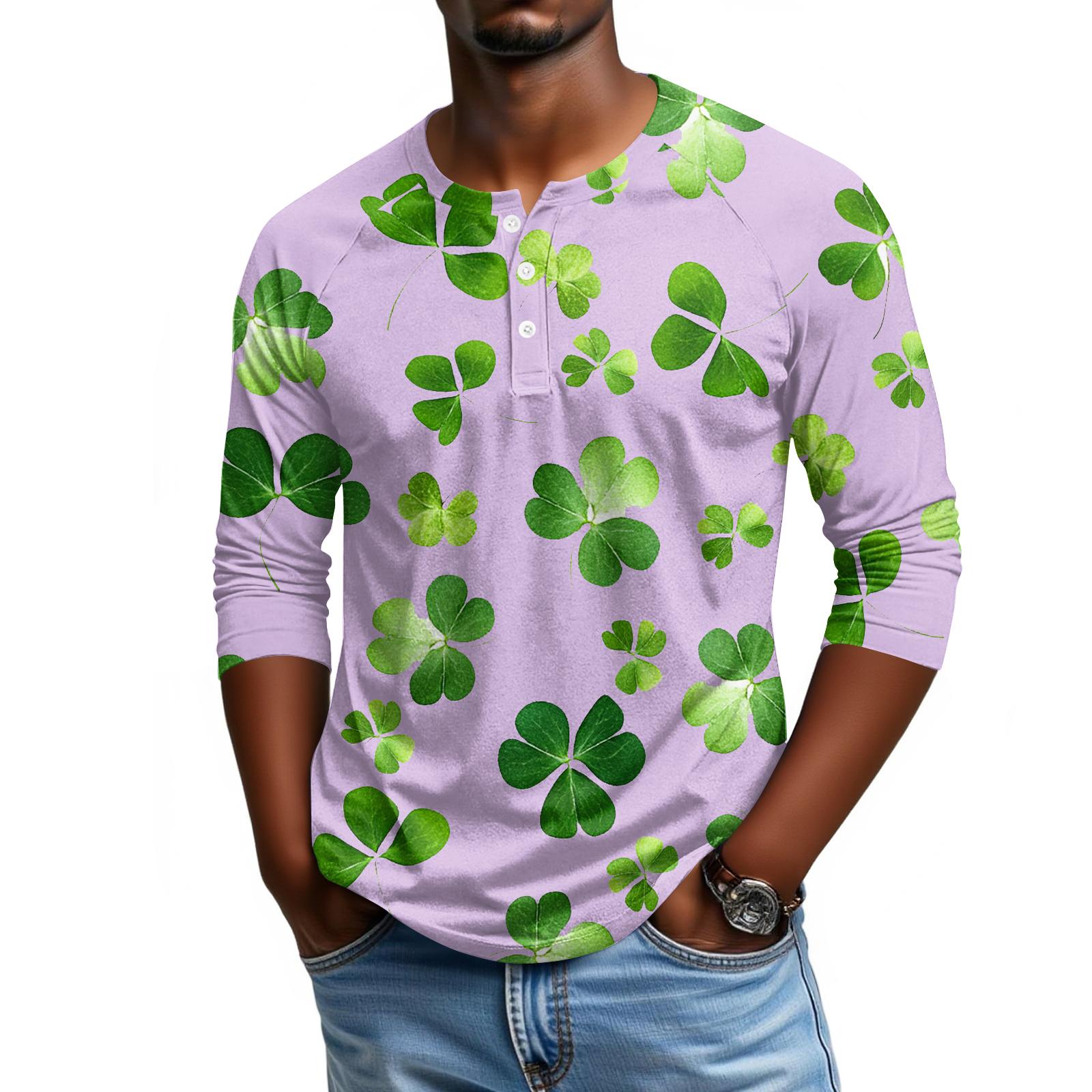 

Мужской топ с рукавом реглан и рукавом три четверти M