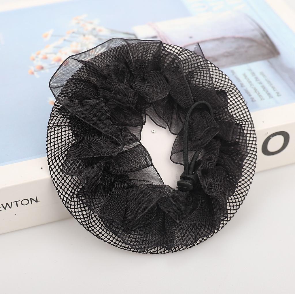 Children'S Dance Disc Hair Dance Grade Net Pocket Ballet Headgear, Lace Elastic Net Cover Hair Accessories