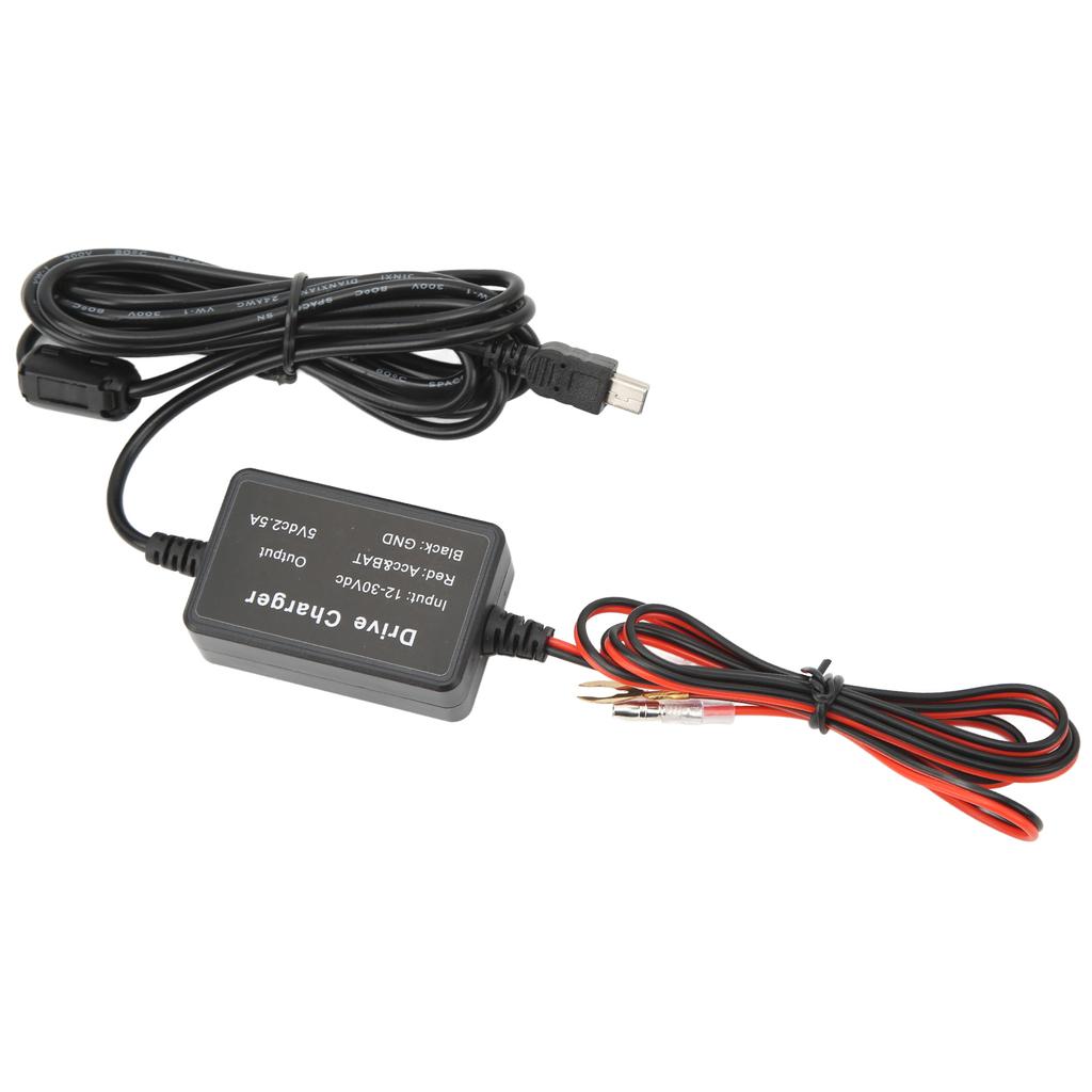 Dash Cam Hardwire Kit 12V?30V to 5V Low Voltage Protection Dash Camera Power Cord Hardwiring Set