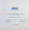 LP Record JOHANN SEBASTIAN BACH  ADOLF SCHER  Brandenburgische Konzerte Nr. 2 Fd 14243APM Archiv Produkti 1961 Germany Classical Used