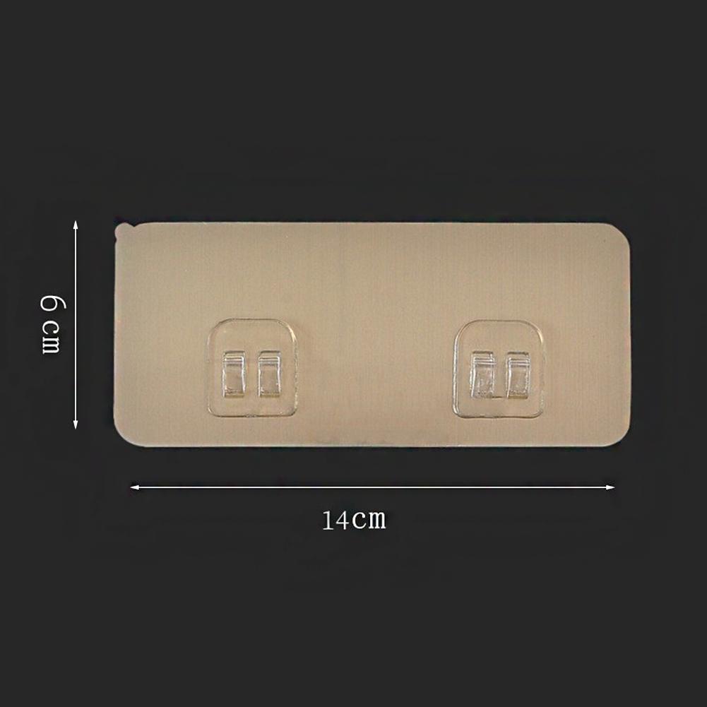 Wand Mehrzweckhaken Transparent Selbstklebender Haken Stanzfrei Küche Badezimmer Aufbewahrungsregal Halter Spurloser Aufkleber Haken