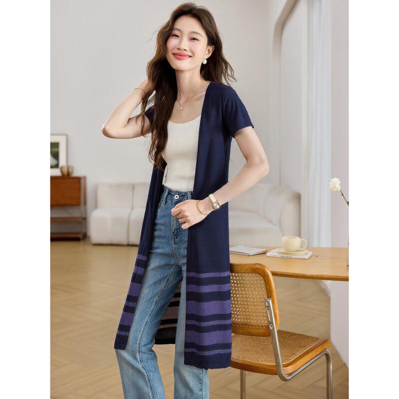 Sanpowa Women s Thin Knit Cardigan One Size