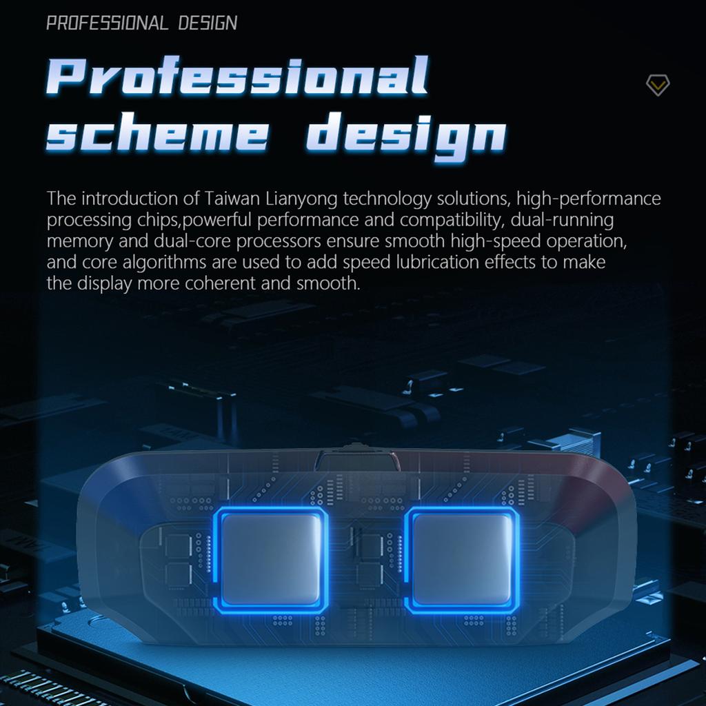 Head Up Display, Universal Head Up Display GPS Speedometer with 5 Inch LED Display Speed Compass