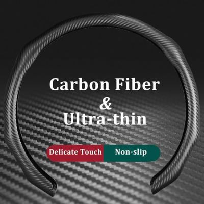 Car Steering Wheel Cover Carbon Fiber Non-Slip for Toyota Corolla RAV4 Camry