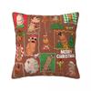 Marcus The Worm 70S Square Pillow Cases Cushion Covers Awesome Zipper Decor Throw Pillow Case Cover For Bed 45*45Cm