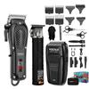 HIENA Electric Hair Clipper with Number Display, Oil Head Carving, Push Clippers for Barbers.