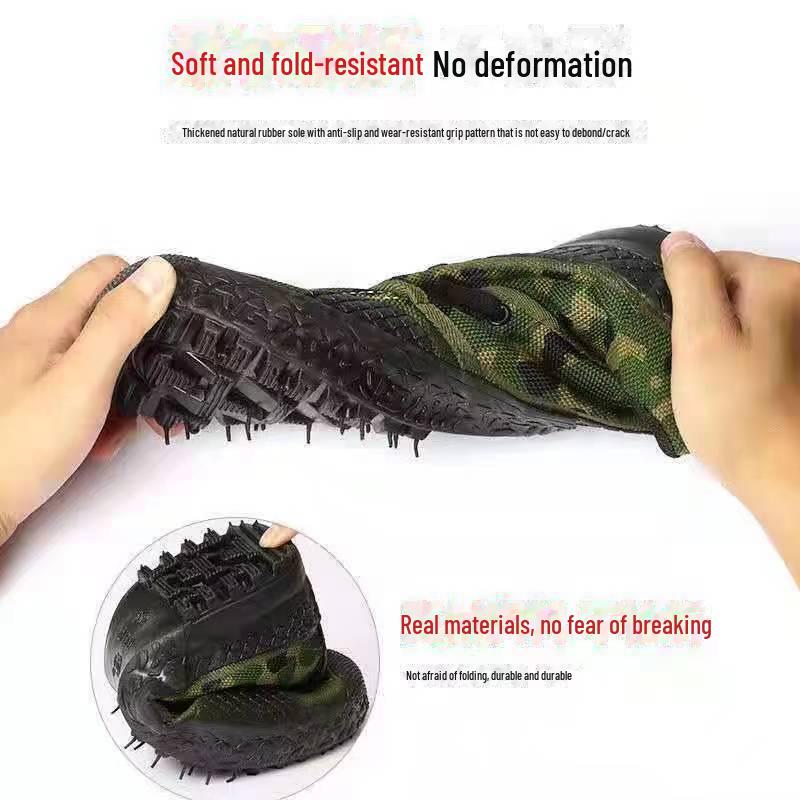 Jiefang Durable Outdoor Labor Protection Shoes - Genuine Rubber Sole Military & Farm Training Shoes.