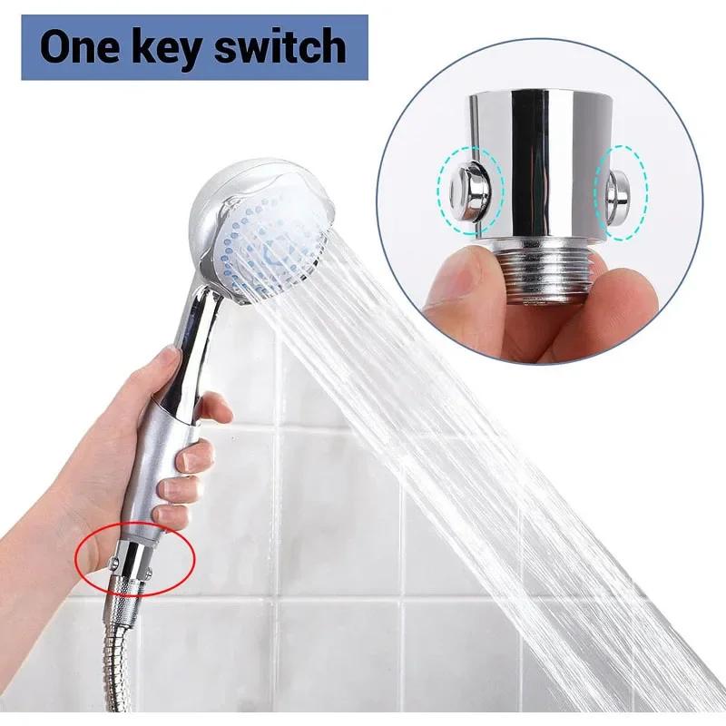 Shower Accessories Sprinkler One-button on-off Valve Shower Angle Valve Shower Head Quick Off Bathroom Water Stop Valve